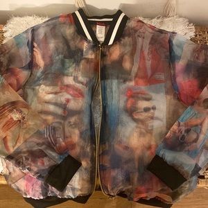 Vouge all over me sheer jacket
